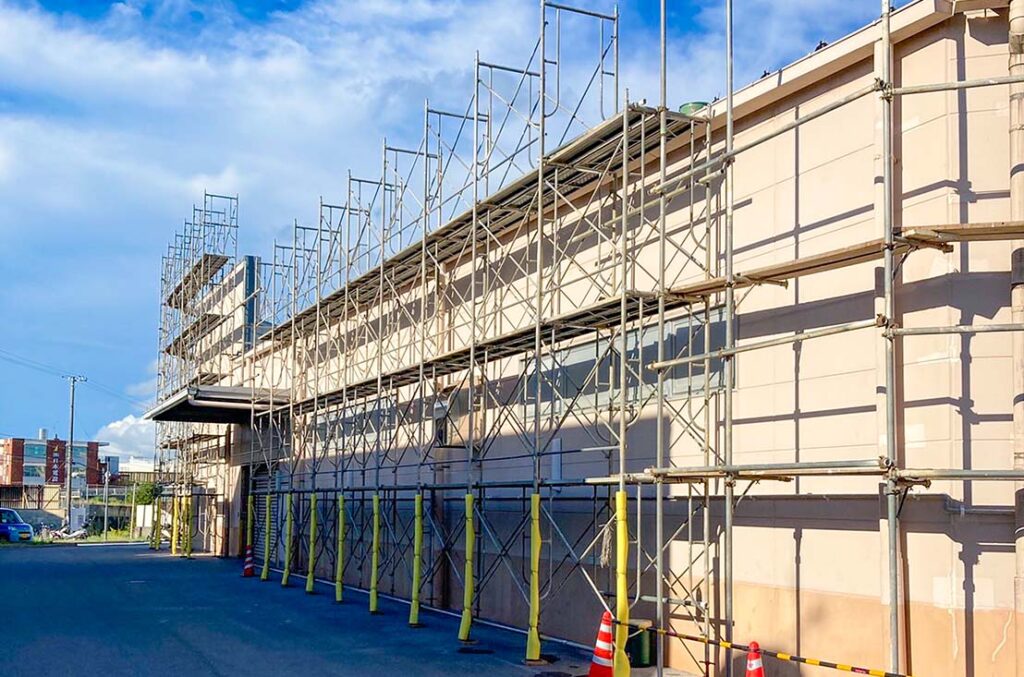 足場仮設工事：建築・補修・外壁塗装・防水工事