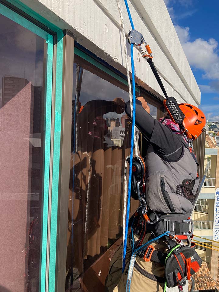 ロープ高所作業