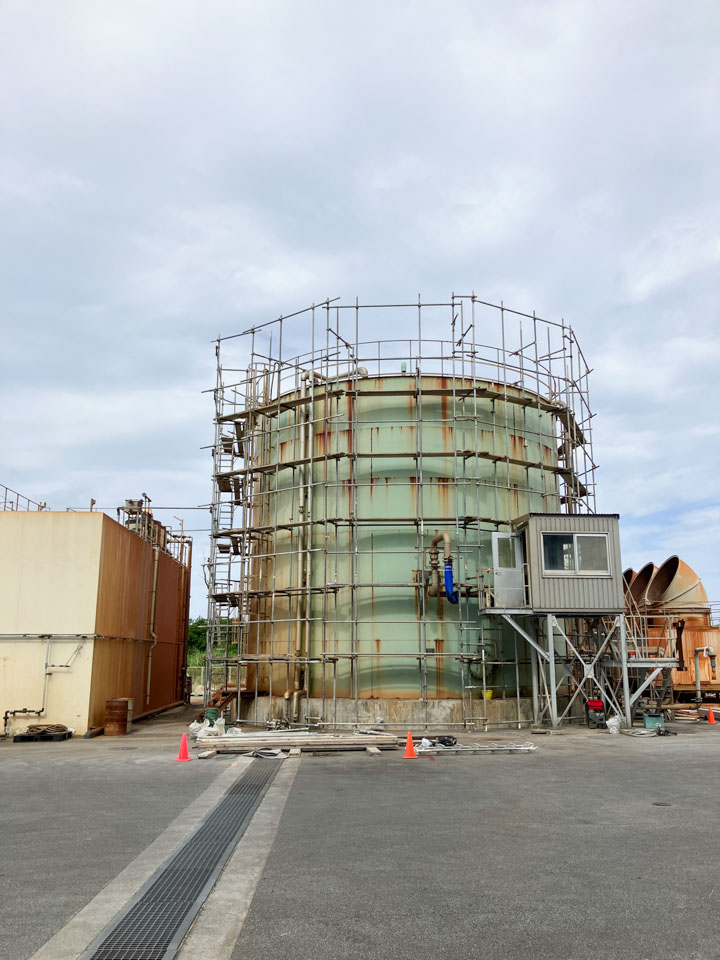 伊是名村勢理客　製糖工場　10月28日