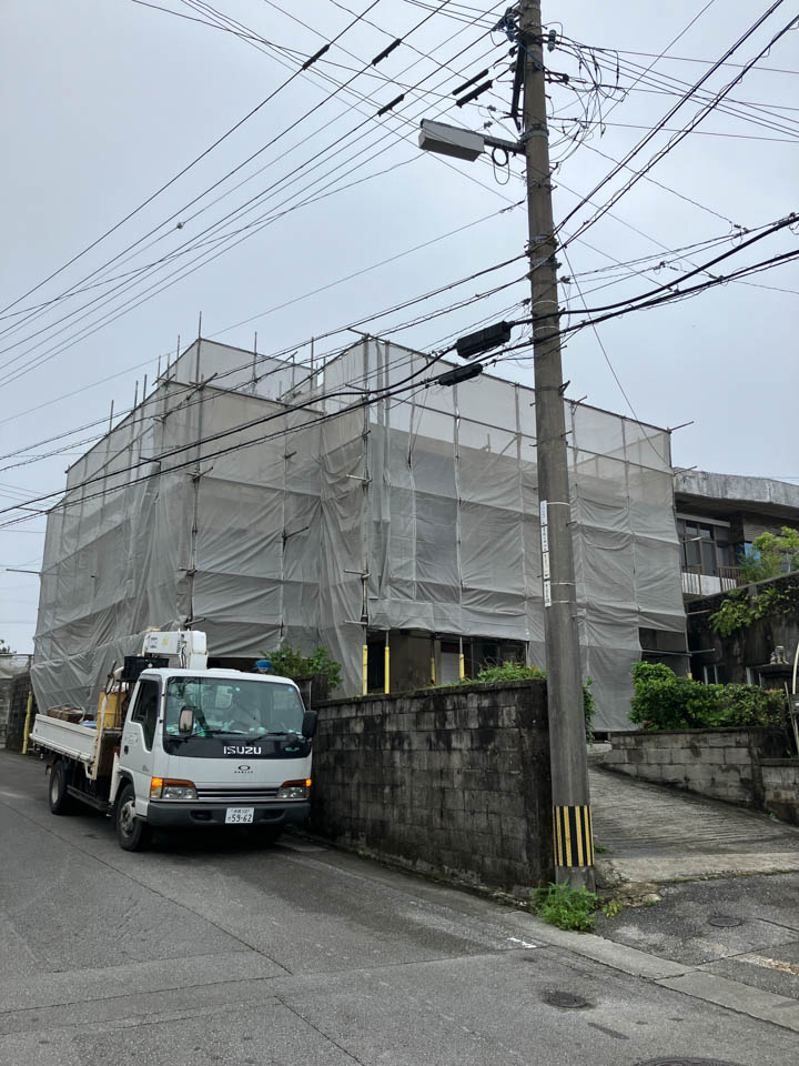 南城市玉城　2階建個人住宅　6月17日