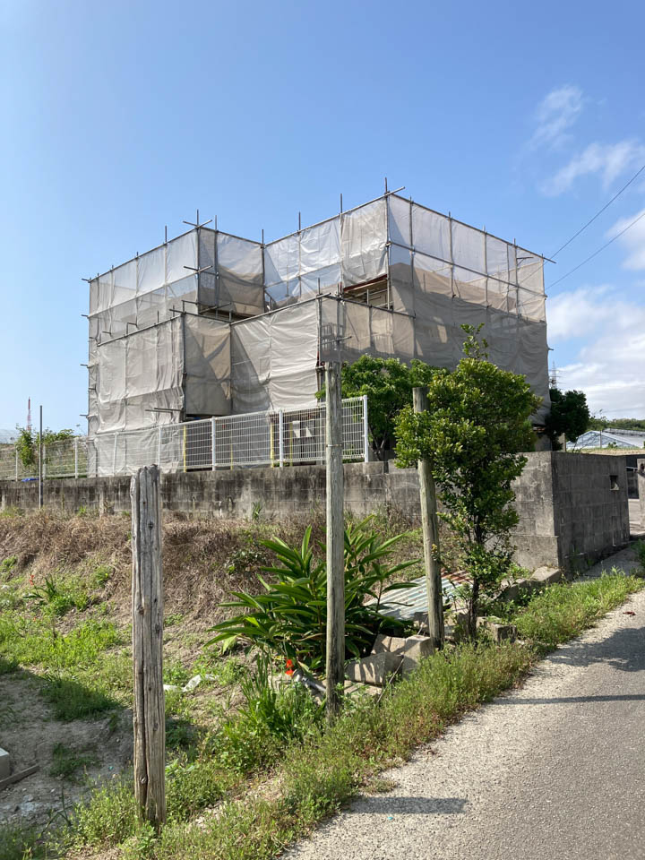 豊見城市饒波　2階建個人住宅　4月25日