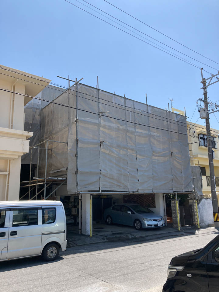 那覇市宇栄原　2階建個人住宅　5月2日